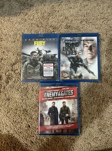 Fury + Behind Enemy Lines + Enemy At The Gates, 3Movie Set Blu-Ray Sealed (NEW) - Picture 1 of 5
