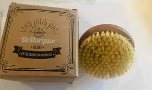 DE MARQUEE ~ ALUEI ~exfoliating Bath Brush, High Quality Bamboo, Dry/wet Brush - Picture 1 of 5