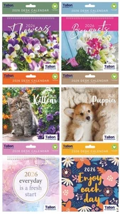 2026 Abatible Escritorio Top Calendario Flores Ramo Floral Hogar Oficina Planificador - Imagen 1 de 10