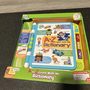 Open Box - LeapFrog A to Z Learn with Me Dictionary Ages 3+ Vocabulary Alphabet - Picture 1 of 5