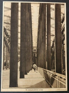 6. Hohenzollernbrücke in Köln Bilddokument 1929 - Bild 1 von 1