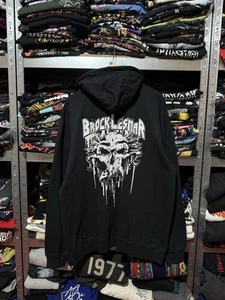 Vintage Brock Lesnar WWE WWF Wrestling Black Men’s Hoodie Size 3XL Y2K Hype - Picture 1 of 6
