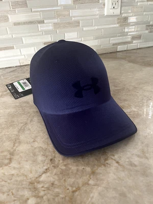 UA Stealth Form Uncrushable Adjustable Hat NWT Size L/XL Cap Navy Authentic - Image 1 of 4