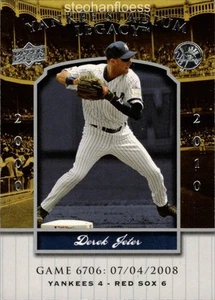 Upper Deck Yankee Stadium Legacy #6706 2009 Derek Jeter - Imagen 1 de 1