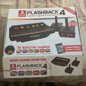 Atari Flashback 4 Classic Game Console 40th Anniversary Edition 75 Games