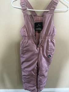 Extreme Outfitters Kids Purple Mauve Ski Bib Pants Snowpants 4T EUC - Picture 1 of 7