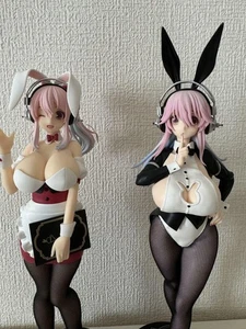 Juego de 2 figuras Super Sonico BiCute Bunnies cola de golondrina y camarera versión sin caja - Imagen 1 de 9