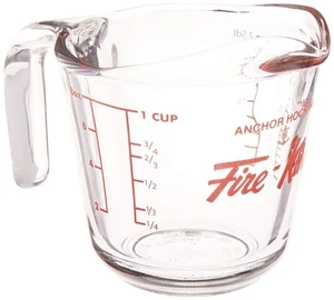 Fire-King Measuring Cup, Glass, 1-Cup - Picture 1 of 4
