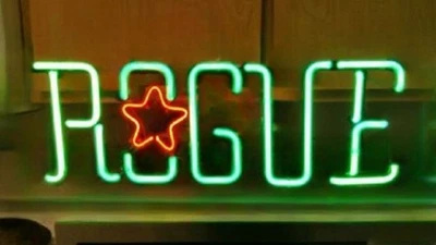 Rogue Ales Logo LED Neon Light Sign 20"x8" Logo Display Beer Bar Wall Decor