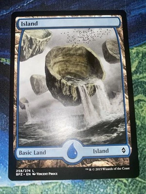 Island (258) - Full Art Battle for Zendikar Regular - Image 1 of 2