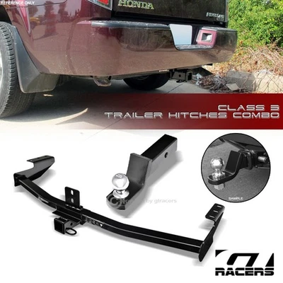 Receptor de enganche de remolque clase 3 + montaje de parachoques de bola de 2" para Honda Ridgeline 2006-14 Foto 1 de 3