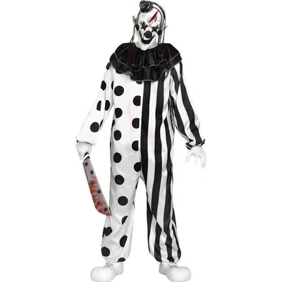 Fun World Killer Clown Kids Costume, Multicolor, Large 12-14 - Image 1 of 4