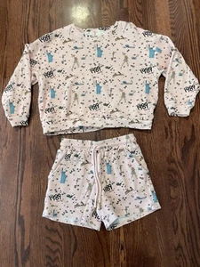Elizabeth Faith TAYLOR SWIFT 1989 Waffle Knit 2-Piece Pajama Set - Youth 10/12 - Picture 1 of 9