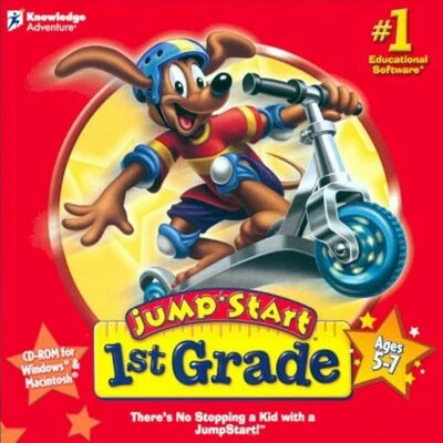 JumpStart 1st Grade Ages 5-7 Knowledge Adventure Jump Start New Sealed - Image 1 of 2