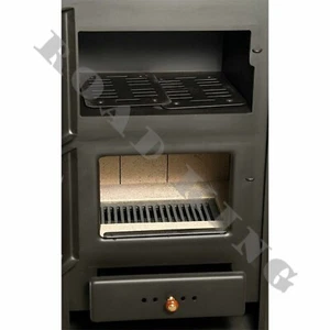 Prity Kochen Kaminofen FG 14,0 kW Heizleistung Mit Backfach Holzofen Ofen - Bild 1 von 5