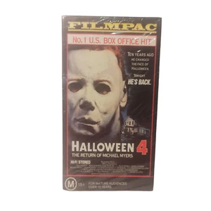 Halloween 4 Return of Michael Myers Horror VHS 1988 Unedited Version Filmpac - Picture 1 of 24