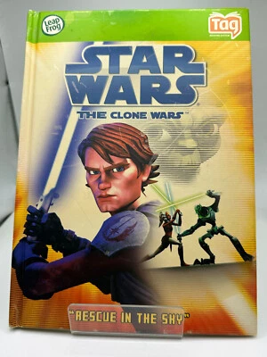 Leap Frog Tag Star Wars The Clone Wars "Rescue in the Sky" Tag Book- Hard Cover - Image 1 of 2
