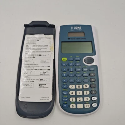 Texas Instrumente Rechner - Arbeit, Gebrauchszeichen, beinhaltet Abdeckung - Bild 1 von 4