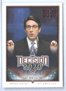 2020 DECISION ~ TRUMP LAWYER JAY SEKULOW "RED FOIL" CARD #442 ~ 1/1 MASTERPIECE - Picture 1 of 2