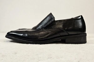Scarpe eleganti mocassini uomo Giorgio Brutini neri in pelle misura 8,5 ufficio - Foto 1 di 7