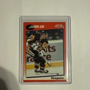 19991-92 Score English 2nd Year Card #98 Jaromir Jagr Pittsbugh Penguins NHL - Imagen 1 de 2