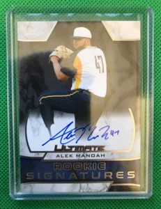 2019 LEAF ULTIMATE DRAFT Baseball Alek Manoah RC AUTO Blue Jays - Picture 1 of 2