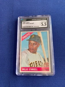 1966 Topps Very High Grade Set Break # 255 Willie Stargell ( HOF ) CGC 5.5 EX+ - Picture 1 of 2