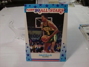 1989-90 Fleer Stickers  #8 - Dale Ellis - Seattle SuperSonics  89-024 - Picture 1 of 2