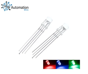 Full Colour LED RGB Transparent 5mm Diode Common Cathode - Picture 1 of 3