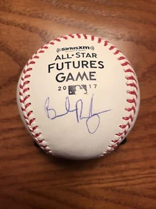 Brendan Rodgers Autografiado Firmado Rawlings Oficial 2017 Futuros Juego Béisbol - Imagen 1 de 1