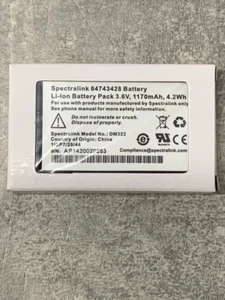 Spectralink Genuine 84743428 Battery Replacement 950mAh **Inc VAT** - Picture 1 of 4