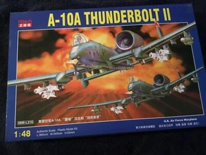 Kitech 1:48 Scale A-10A Thunderbolt II US Air Force Warplane Plastic Model Kit - Picture 1 of 2