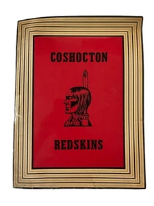 Vintage Coshocton Redskins Highschool Issued Folder Briefolio 1950's Ohio - Picture 1 of 10