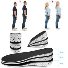 Height Increase Insoles Invisible Heel Lift Taller Shoe Inserts Pad Men Women US