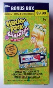NEW 2008 Topps Wacky Packages Flashback 2 Bonus Box Sealed 54 stickers - Picture 1 of 13