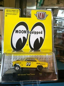 1/64 M2 1967 CHEVROLET NOVA GASSER MOONEYES YELLOW MOON EQUIPPED - Picture 1 of 2