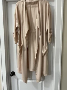 PHILOSOPHY OPEN JACKET-DUSTER IN BLUSH SZ L NWOTG 🥰 - Picture 1 of 9