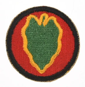 WWII US Army 24th Infantry Division Shoulder Sleeve Insignia - Picture 1 of 2