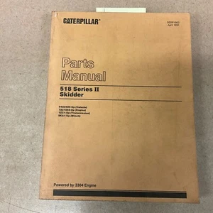 CAT Caterpillar 518 II MANUAL DE PIEZAS LIBRO LISTA PATINADOR DE TRONCOS sn 94U741-2499 - Imagen 1 de 4