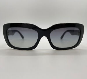 Prada Sunglasses Black Rectangle SPR 23M 56 18 1AB-3M1 135 2N