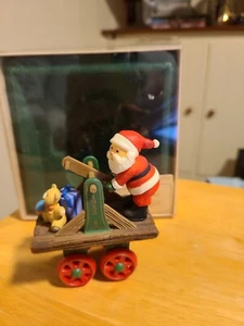 Vintage Hallmark Andenken Ornament 1983 "Santa Express" in Original Box P9 - Bild 1 von 4