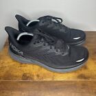 Hoka One One Clifton 8 Black Gray Men’s Size 12.5D Running Shoes Sneakers