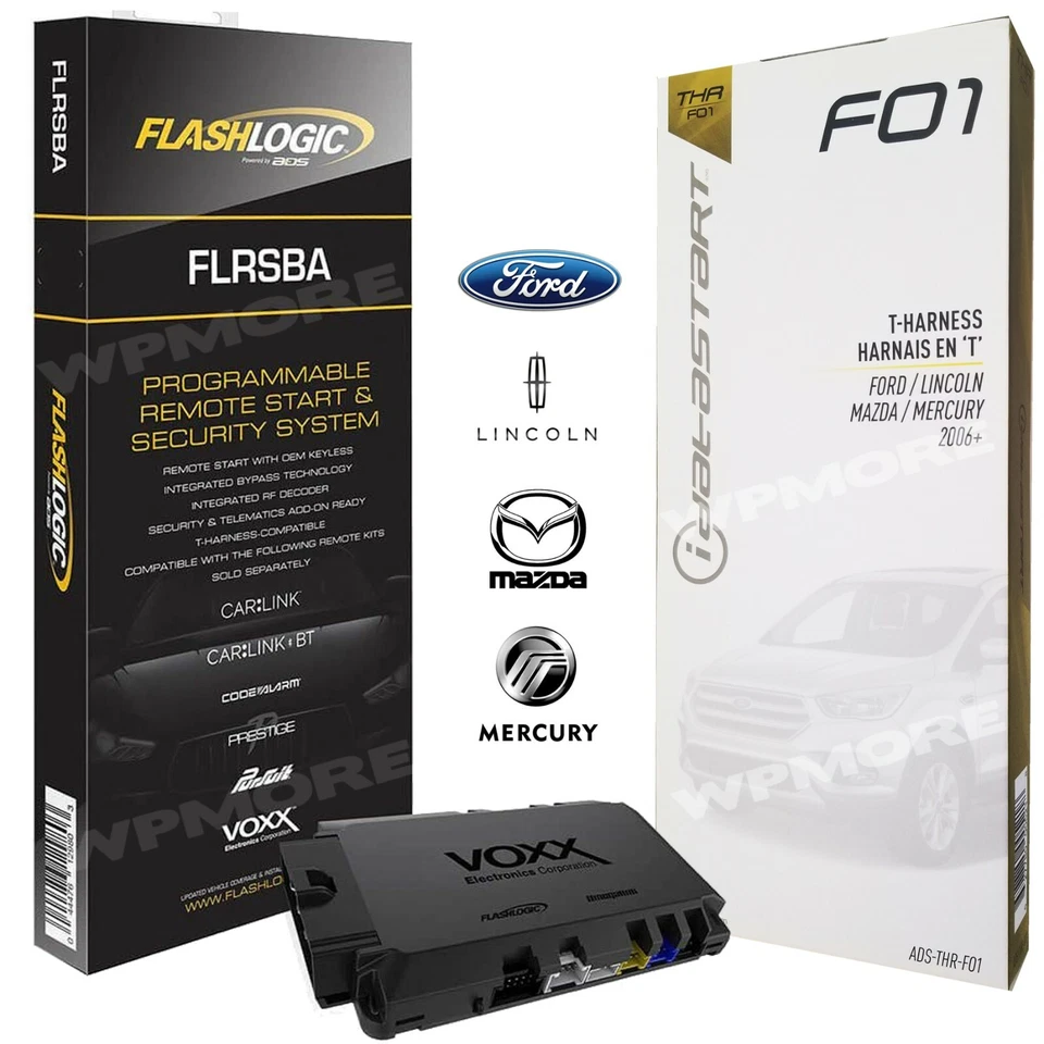 Flashlogic FLRSBA Remote Start 3X LOCK Start  Ford Lincoln Mazda Mercury 2006 + - Image 1 of 1