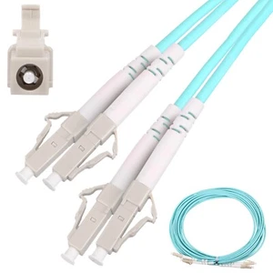 LC / UPC-LC / UPC Patchcord Kabel krosowy Multimodus OM3 Duplex 3mm 1m 2m 3m 5m - Zdjęcie 1 z 9