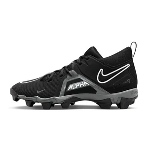 Nike Men's Alpha Menace 3 Shark Mid Football Cleats CV0582-010 Black/Grey 11.5 - Picture 1 of 6
