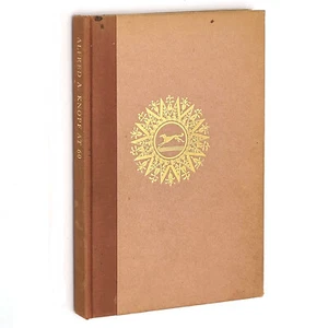 Alfred A Knopf at 60 1952 SIGNED by KNOPF John Hersey, W.A Dwiggins, H.L Mencken - Imagen 1 de 5