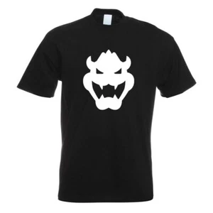 Bowser Kopf T-Shirt Motiv bedruckt Funshirt Design Print - Bild 1 von 19