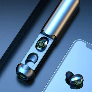 Mini Earbuds Earphones Portable Headphones Headset Telescopic Bluetooth Wireless - Picture 1 of 17