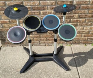 Playstation 3 Harmonix Rock Band Drum Set with Rock Band 2 Cymbals- Untested - Picture 1 of 23