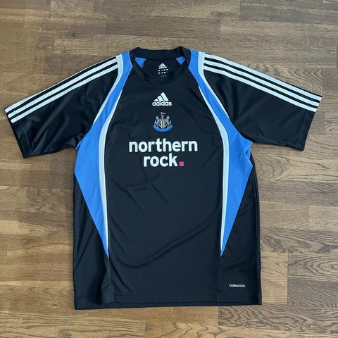 Rare 2009-2010 Adidas New Castle United Black Jersey Men’s Size L Cover